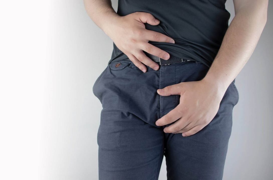 Dolore all'inguine con prostatite e trattamento con capsule Uosaf