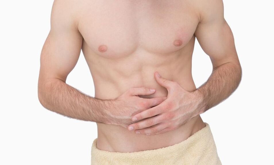 dolore addominale con prostatite